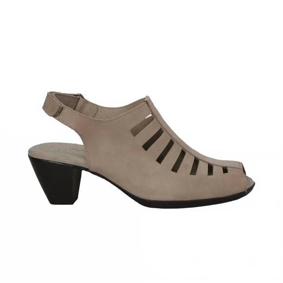 NEW MUNRO women's abby slingback sandal in taupe nubuck - Picture 1 of 4